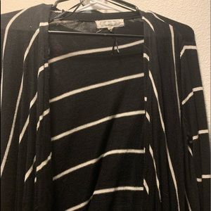 Black cardigan